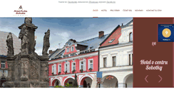 Desktop Screenshot of hotelsobotka.cz